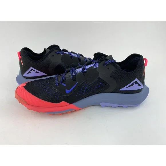 NEW Nike Air Zoom Terra Kiger 7 Black Red Purple Women's Trail Running Shoes - Picture 9 of 11